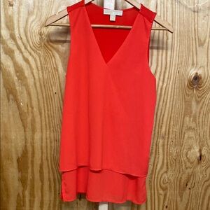 Michael Kors size S sleeveless blouse Orange